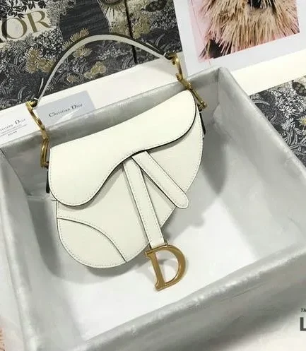 Dior 1:1 Mirror Replica CD Mini Saddle Purse 19.5CM/7.6IN Christian Dior Replica Saddles