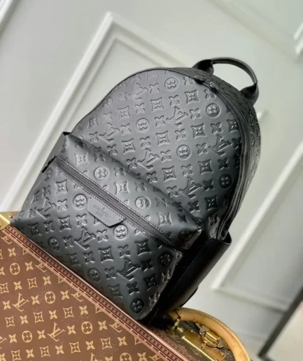 Louis Vuitton 1:1 Mirror Replica Discovery Backpack Monogram Shadow Leather Louis Vuitton Replica Discovery