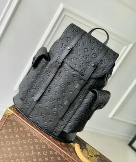 Louis Vuitton 1:1 Mirror Replica Christopher MM Monogram Taurillon Louis Vuitton Replica Christopher