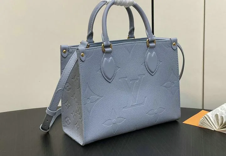 Louis Vuitton 1:1 Mirror Replica Navy Onthego PM Monogram Empreinte Louis Vuitton Replica Onthego Louis Vuitton 1:1 Mirror Replica Navy Onthego PM Monogram Empreinte Louis Vuitton Replica Onthego