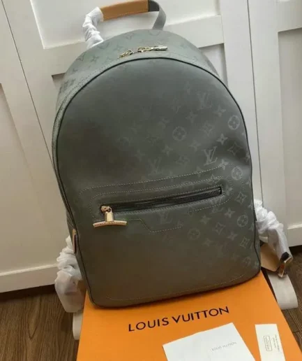Louis Vuitton 1:1 Mirror Replica Monogram Titanium PM Grey Backpack Louis Vuitton Replica Palm Springs