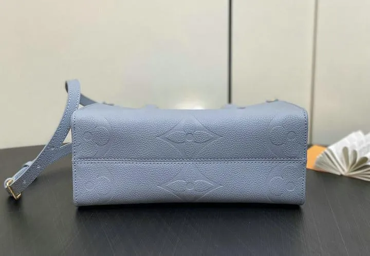 Louis Vuitton 1:1 Mirror Replica Navy Onthego PM Monogram Empreinte Louis Vuitton Replica Onthego Louis Vuitton 1:1 Mirror Replica Navy Onthego PM Monogram Empreinte Louis Vuitton Replica Onthego
