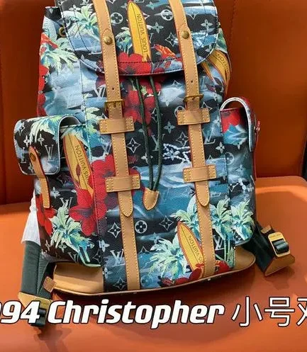 Louis Vuitton 1:1 Mirror Replica Christopher MM Surfin Navy Blue Louis Vuitton Replica Christopher