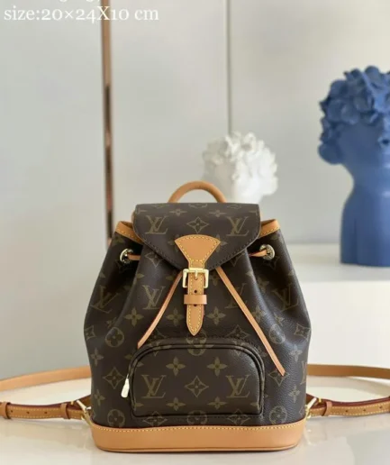 Louis Vuitton 1:1 Mirror Replica Monogram Mini Montsouris Brown Louis Vuitton Replica Palm Springs