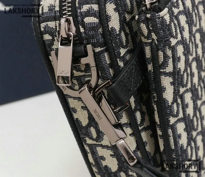 Dior 1:1 Mirror Replica Oblique Saddle Triple Pouch 25CM/9.8IN Christian Dior Replica Saddles Dior 1:1 Mirror Replica Oblique Saddle Triple Pouch 25CM/9.8IN Christian Dior Replica Saddles