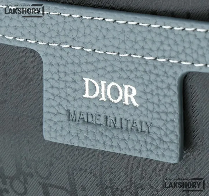 Dior 1:1 Mirror Replica Grained Black Medium Saddle 23CM/9.1IN Christian Dior Replica Saddles Dior 1:1 Mirror Replica Grained Black Medium Saddle 23CM/9.1IN Christian Dior Replica Saddles