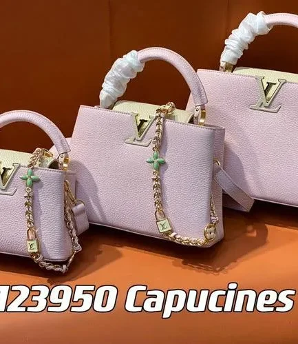 Louis Vuitton 1:1 Mirror Replica Capucines BB Marshmallow Taurillon Louis Vuitton Replica Capucines