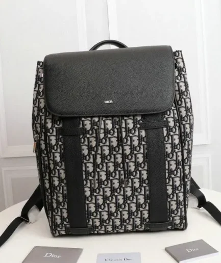 Dior 1:1 Mirror Replica Trotter Rucksack Canvas Backpack 29.5CM/11.6IN Christian Dior Replica Backpacks