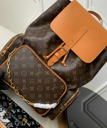 Louis Vuitton 1:1 Mirror Replica Trio Backpack Monogram Brown Louis Vuitton Replica Christopher