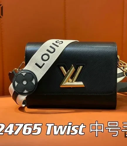 Louis Vuitton 1:1 Mirror Replica Twist MM Epi Leather 23CM/9.1IN Louis Vuitton Replica Twist