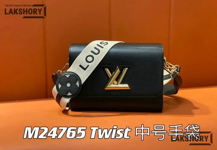 Louis Vuitton 1:1 Mirror Replica Twist MM Epi Leather 23CM/9.1IN Louis Vuitton Replica Twist Louis Vuitton 1:1 Mirror Replica Twist MM Epi Leather 23CM/9.1IN Louis Vuitton Replica Twist