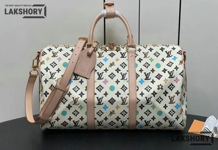 Louis Vuitton 1:1 Mirror Replica Keepall Bandouliere 50 x Tyler the Creator 50CM/19.7IN Louis Vuitton Replica Keepall Louis Vuitton 1:1 Mirror Replica Keepall Bandouliere 50 x Tyler the Creator 50CM/19.7IN Louis Vuitton Replica Keepall