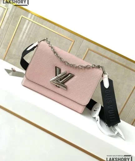 Louis Vuitton 1:1 Mirror Replica Epi Twist PM Twisty Coquelicot 23CM/9.1IN Louis Vuitton Replica Twist