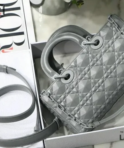 Dior 1:1 Mirror Replica Calfskin Ultra Matte Medium Lady D-Joy 26CM/10.2IN Christian Dior Replica Lady