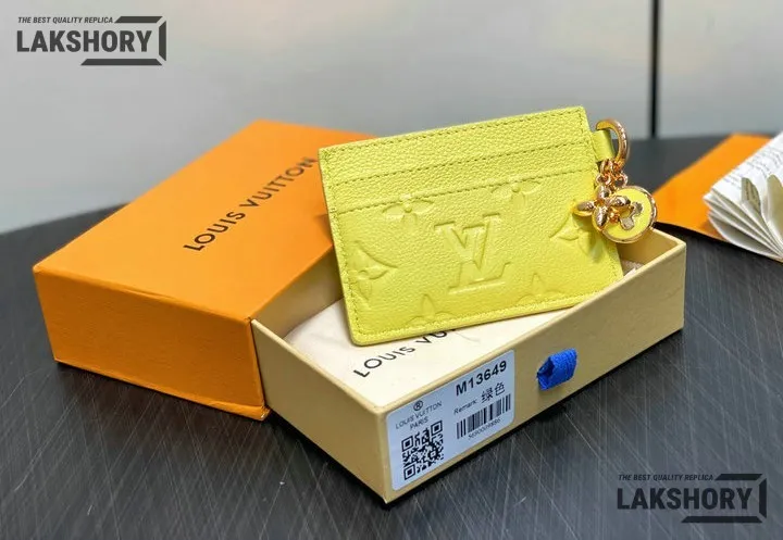 Louis Vuitton 1:1 Mirror Replica LV Charms Card Holder Monogram Empreinte 7CM/2.8IN Louis Vuitton Replica Wallets Louis Vuitton 1:1 Mirror Replica LV Charms Card Holder Monogram Empreinte 7CM/2.8IN Louis Vuitton Replica Wallets