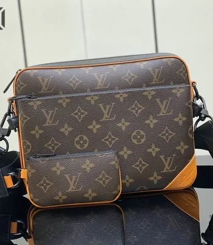 Louis Vuitton 1:1 Mirror Replica Monogram Macassar Trio Messenger Radiant Sun 25CM/9.8IN Louis Vuitton Replica Pochette Accessories