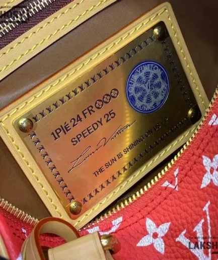 Louis Vuitton 1:1 Mirror Replica Soft Calfskin Speedy P9 Bandouliere 25 Red 25CM/9.8IN Louis Vuitton Replica Speedy