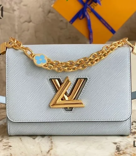 Louis Vuitton 1:1 Mirror Replica Twist MM Epi Leather Shoulder Bag 23CM/9.1IN Louis Vuitton Replica Twist