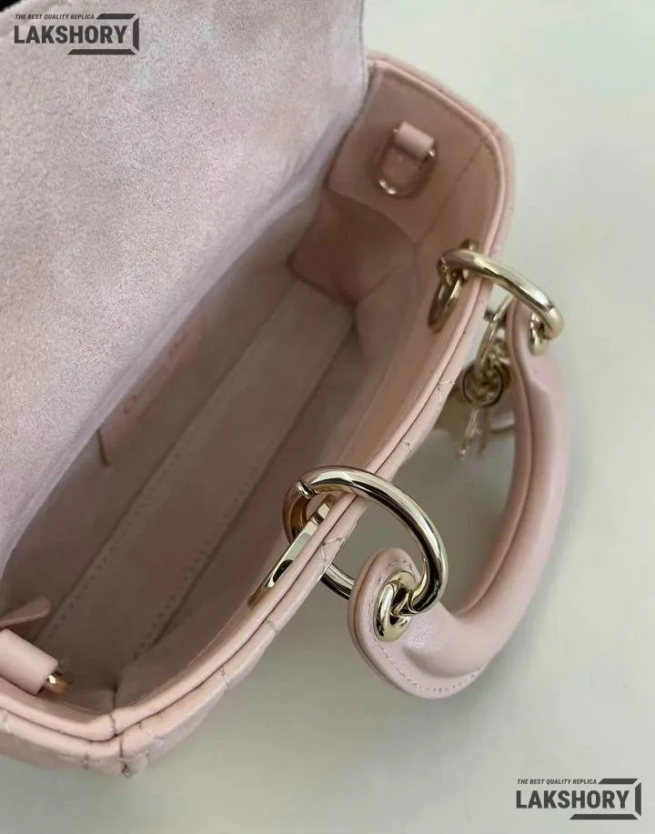 Dior 1:1 Mirror Replica Lambskin Lady D-Joy Micro Cannage 16CM/6.3IN Christian Dior Replica Lady Dior 1:1 Mirror Replica Lambskin Lady D-Joy Micro Cannage 16CM/6.3IN Christian Dior Replica Lady