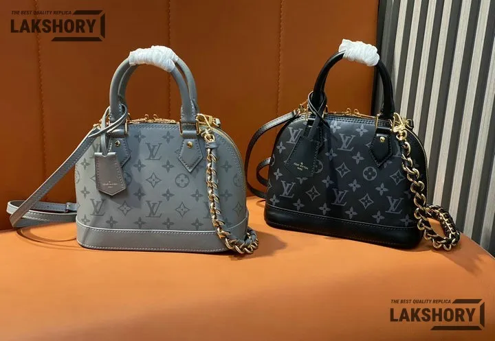 Louis Vuitton 1:1 Mirror Replica Monogram Alma BB Ink 23.5CM/9.3IN Louis Vuitton Replica Alma Louis Vuitton 1:1 Mirror Replica Monogram Alma BB Ink 23.5CM/9.3IN Louis Vuitton Replica Alma