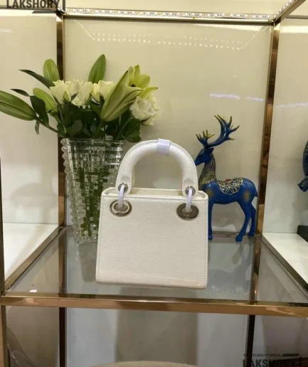 Dior 1:1 Mirror Replica Mini Lizard Lady Dior Bag 17CM/6.7IN Christian Dior Replica Lady
