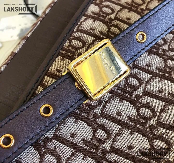 Dior 1:1 Mirror Replica Medium Oblique Brown Bobby Flap 22CM/8.7IN Christian Dior Replica Bobby Dior 1:1 Mirror Replica Medium Oblique Brown Bobby Flap 22CM/8.7IN Christian Dior Replica Bobby