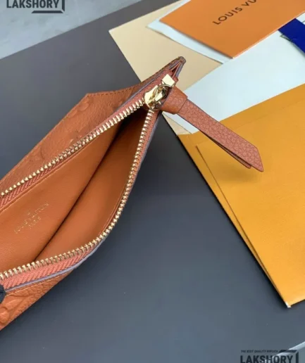 Louis Vuitton 1:1 Mirror Replica Empreinte Pochette Felicie Chain Wallet Cognac 21CM/8.3IN Louis Vuitton Replica Pochette Accessories