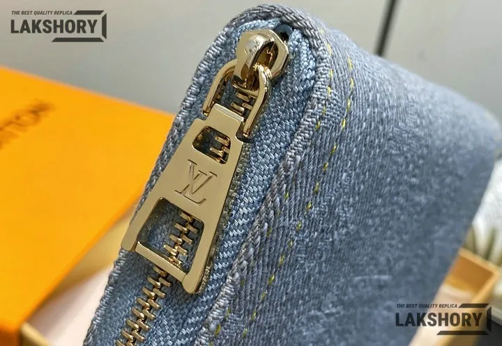 Louis Vuitton 1:1 Mirror Replica Zippy Coin Purse Monogram Denim 11CM/4.3IN Louis Vuitton Replica Wallets Louis Vuitton 1:1 Mirror Replica Zippy Coin Purse Monogram Denim 11CM/4.3IN Louis Vuitton Replica Wallets