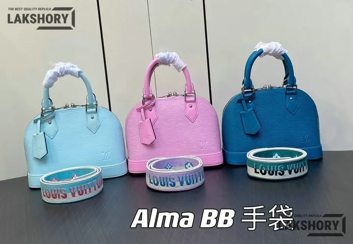 Louis Vuitton 1:1 Mirror Replica Monogram Alma PM Bag 23.5CM/9.3IN Louis Vuitton Replica Alma Louis Vuitton 1:1 Mirror Replica Monogram Alma PM Bag 23.5CM/9.3IN Louis Vuitton Replica Alma