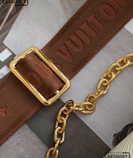 Louis Vuitton 1:1 Mirror Replica Twist MM White Epi Bag White/Brown Strap 19CM/7.5IN Louis Vuitton Replica Twist