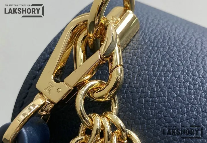 Louis Vuitton 1:1 Mirror Replica Twist MM Slim Puffygram Taurillon Leather 23CM/9.1IN Louis Vuitton Replica Twist Louis Vuitton 1:1 Mirror Replica Twist MM Slim Puffygram Taurillon Leather 23CM/9.1IN Louis Vuitton Replica Twist