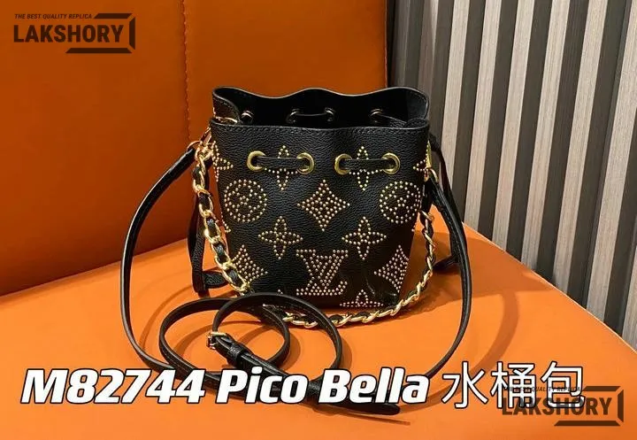 Louis Vuitton 1:1 Mirror Replica Black Pico Bella Mahina Leather 13CM/5.1IN Louis Vuitton Replica Neo Louis Vuitton 1:1 Mirror Replica Black Pico Bella Mahina Leather 13CM/5.1IN Louis Vuitton Replica Neo