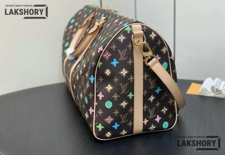 Louis Vuitton 1:1 Mirror Replica Keepall Bandouliere 50 x Tyler the Creator 50CM/19.7IN Louis Vuitton Replica Keepall Louis Vuitton 1:1 Mirror Replica Keepall Bandouliere 50 x Tyler the Creator 50CM/19.7IN Louis Vuitton Replica Keepall
