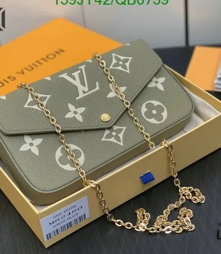 Louis Vuitton 1:1 Mirror Replica Pochette Flicie Monogram Canvas 21CM/8.3IN Louis Vuitton Replica Pochette Accessories