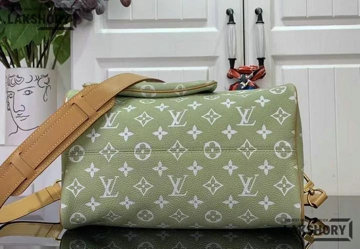 Louis Vuitton 1:1 Mirror Replica Speedy P9 Bandoulire 30 Frozen Lime Monogram 32CM/12.6IN Louis Vuitton Replica Speedy Louis Vuitton 1:1 Mirror Replica Speedy P9 Bandoulire 30 Frozen Lime Monogram 32CM/12.6IN Louis Vuitton Replica Speedy