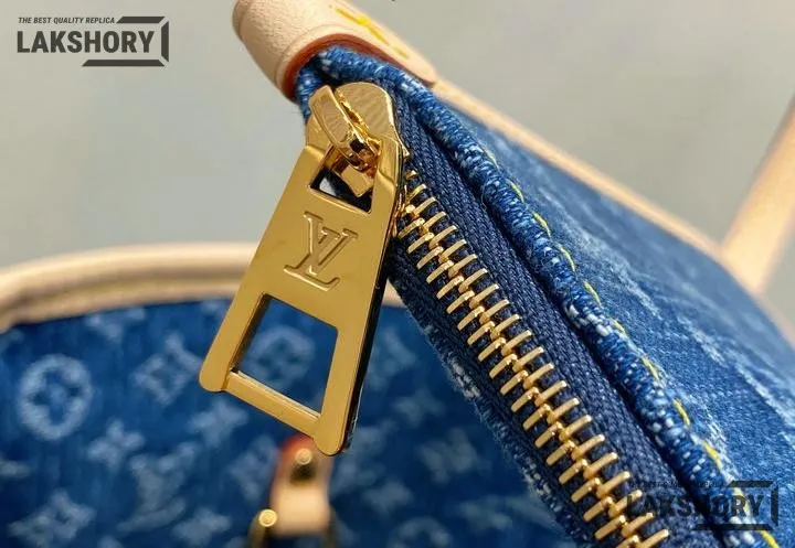 Louis Vuitton 1:1 Mirror Replica Neverfull MM Monogram Denim 31CM/12.2IN Louis Vuitton Replica Neverfull Louis Vuitton 1:1 Mirror Replica Neverfull MM Monogram Denim 31CM/12.2IN Louis Vuitton Replica Neverfull