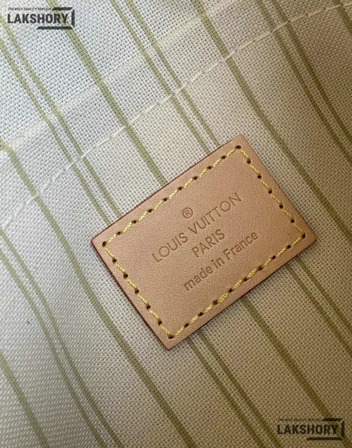 Louis Vuitton 1:1 Mirror Replica Neverfull MM Damier Azur Medium Size Tote 32CM/12.6IN Louis Vuitton Replica Neverfull Louis Vuitton 1:1 Mirror Replica Neverfull MM Damier Azur Medium Size Tote 32CM/12.6IN Louis Vuitton Replica Neverfull