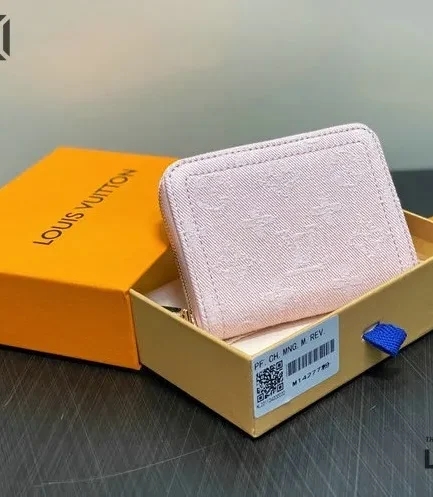 Louis Vuitton 1:1 Mirror Replica Zippy Coin Purse Monogram Denim 11CM/4.3IN Louis Vuitton Replica Wallets