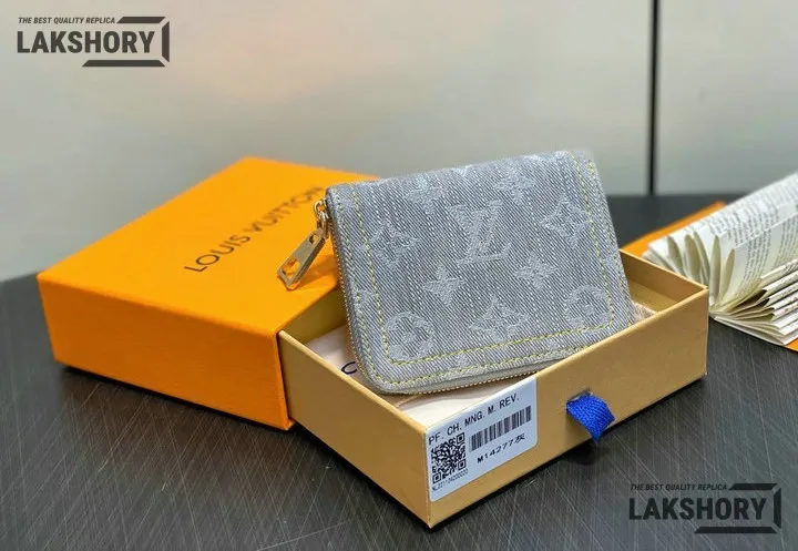Louis Vuitton 1:1 Mirror Replica Zippy Coin Purse Monogram Denim 11CM/4.3IN Louis Vuitton Replica Wallets Louis Vuitton 1:1 Mirror Replica Zippy Coin Purse Monogram Denim 11CM/4.3IN Louis Vuitton Replica Wallets