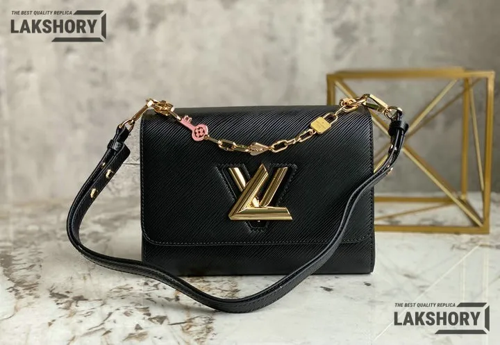 Louis Vuitton 1:1 Mirror Replica Twist Convertible Epi Leather w/ Crystals MM 23CM/9.1IN Louis Vuitton Replica Twist Louis Vuitton 1:1 Mirror Replica Twist Convertible Epi Leather w/ Crystals MM 23CM/9.1IN Louis Vuitton Replica Twist