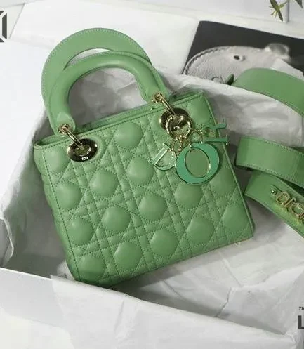 Dior 1:1 Mirror Replica Leather Cannage Small My Lady Dior 20CM/7.9IN Christian Dior Replica Lady