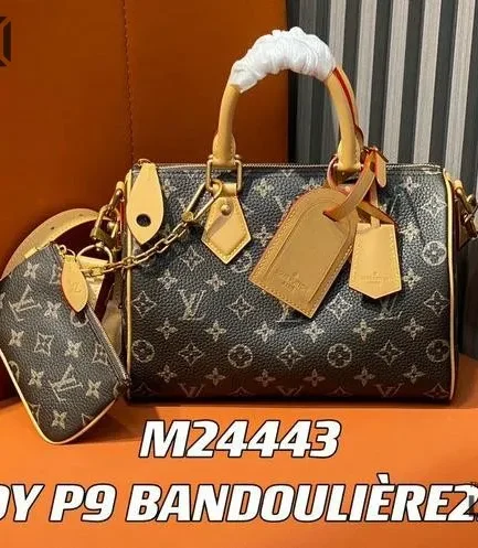 Louis Vuitton 1:1 Mirror Replica x Pharrell Speedy P9 Bandouliere 25 Brown Soft 25CM/9.8IN Louis Vuitton Replica Speedy