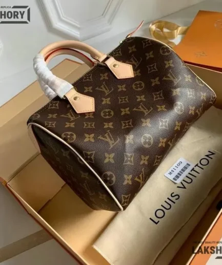 Louis Vuitton 1:1 Mirror Replica Speedy Bandouliere Monogram 25 Brown 25CM/9.8IN Louis Vuitton Replica Speedy