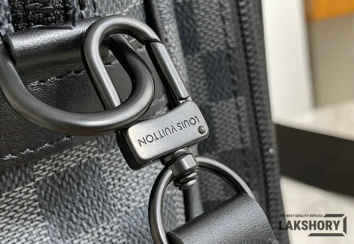 Louis Vuitton 1:1 Mirror Replica Damier Graphite Utility Messenger Bag 36CM/14.2IN Louis Vuitton Replica Business Bags Louis Vuitton 1:1 Mirror Replica Damier Graphite Utility Messenger Bag 36CM/14.2IN Louis Vuitton Replica Business Bags