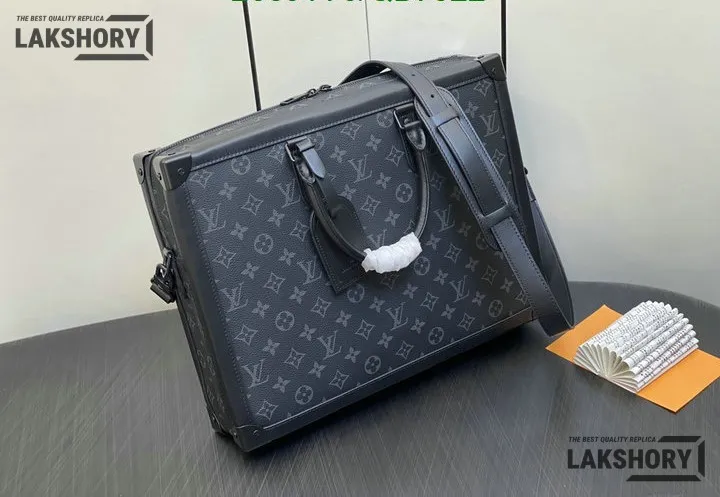Louis Vuitton 1:1 Mirror Replica Soft Trunk Briefcase 38CM/15IN Louis Vuitton Replica Business Bags Louis Vuitton 1:1 Mirror Replica Soft Trunk Briefcase 38CM/15IN Louis Vuitton Replica Business Bags