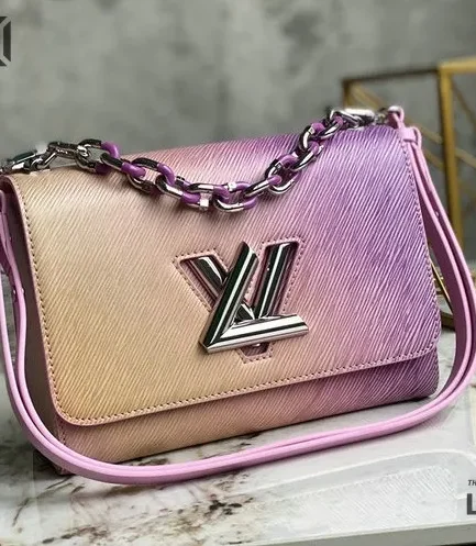 Louis Vuitton 1:1 Mirror Replica Epi Twist Shoulder Bag MM Gradient 23CM/9.1IN Louis Vuitton Replica Twist