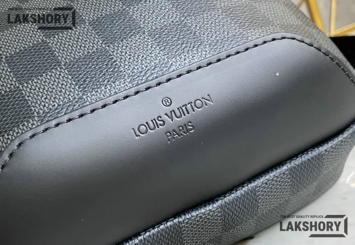 Louis Vuitton 1:1 Mirror Replica Avenue Slingbag Damier Graphite Canvas 31CM/12.2IN Louis Vuitton Replica Avenue Louis Vuitton 1:1 Mirror Replica Avenue Slingbag Damier Graphite Canvas 31CM/12.2IN Louis Vuitton Replica Avenue