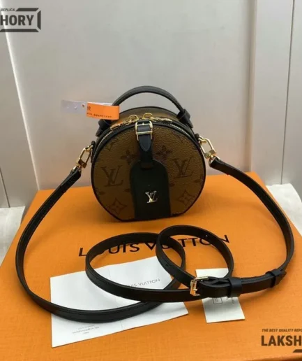 Louis Vuitton 1:1 Mirror Replica Monogram Mini Boite Chapeau Bag 13CM/5.1IN Louis Vuitton Replica Boite Chapeau