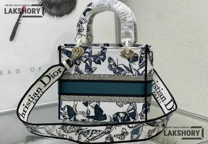Dior 1:1 Mirror Replica Lady D-Lite Multicolor Toile de Jouy Mexico 24CM/9.4IN Christian Dior Replica Lady Dior 1:1 Mirror Replica Lady D-Lite Multicolor Toile de Jouy Mexico 24CM/9.4IN Christian Dior Replica Lady
