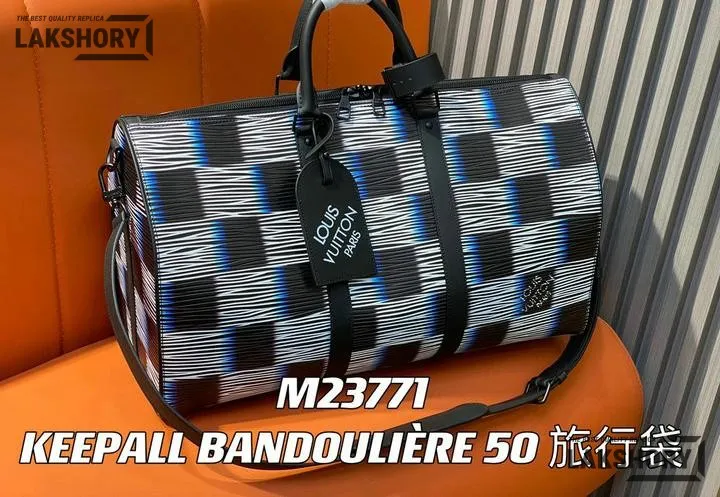 Louis Vuitton 1:1 Mirror Replica Keepall Bandoulire 50 A05 Blue Moon 50CM/19.7IN Louis Vuitton Replica Keepall Louis Vuitton 1:1 Mirror Replica Keepall Bandoulire 50 A05 Blue Moon 50CM/19.7IN Louis Vuitton Replica Keepall